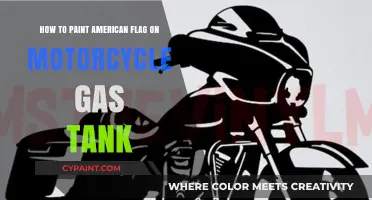 Painting the American Flag on Your Motorcycle Gas Tank