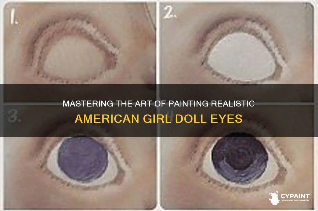 how to paint american girl doll eyes