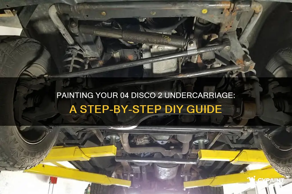 how to paint an 04 disco 2 undercarriage