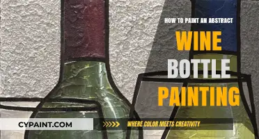 Creative Abstract Wine Bottle Painting: Easy Steps for Beginners