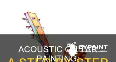 how to paint an acoustic guitar step by step
