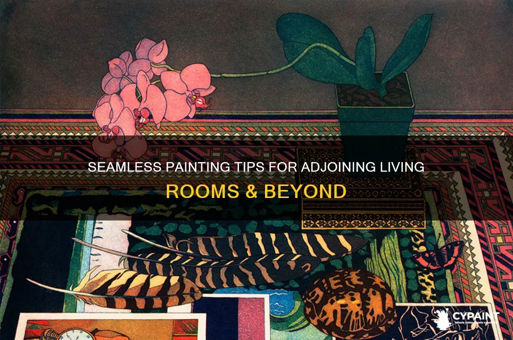 how to paint an adjoining living room &amp
