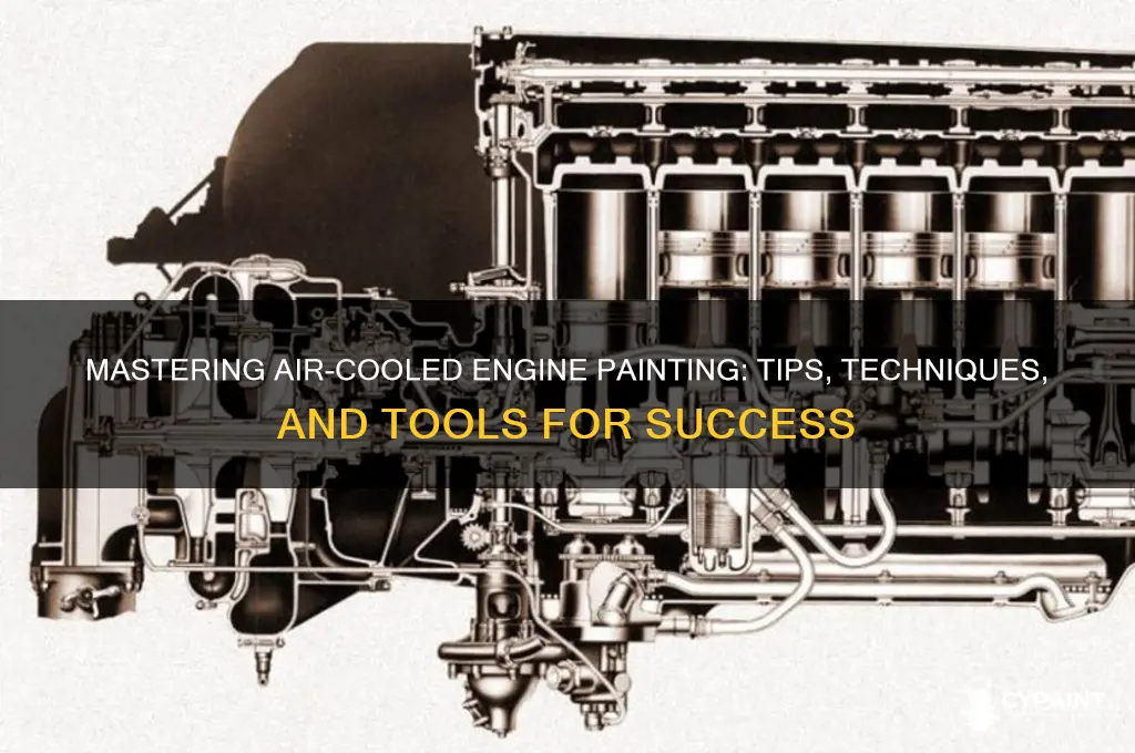 how to paint an air cooled engine