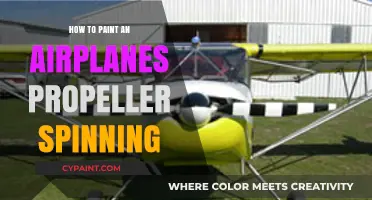 Mastering the Art of Painting a Spinning Airplane Propeller