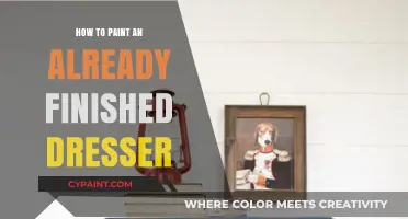 Revamp Your Dresser: Easy Steps to Paint Over Finished Wood