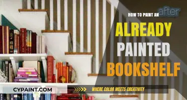 Revamp Your Bookshelf: Easy Steps to Repaint Over Existing Paint
