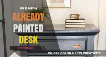 Revamp Your Desk: Easy Steps to Repaint Over Existing Paint
