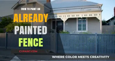 Revitalize Your Fence: A Guide to Repainting Over Existing Paint