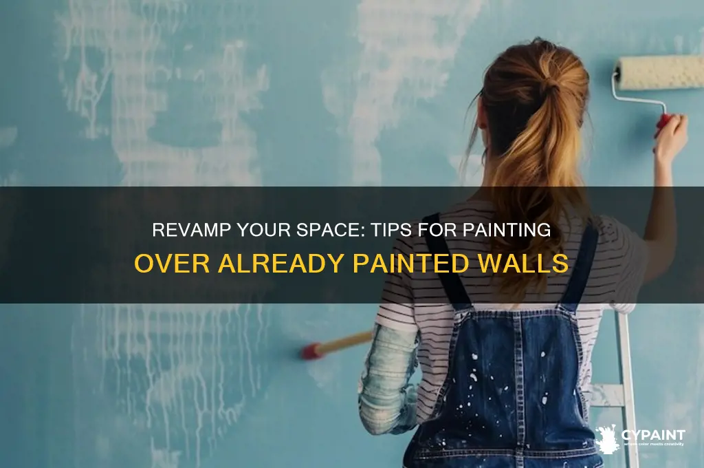 how to paint an already painted room