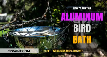 Revamp Your Garden: Easy Steps to Paint Aluminum Bird Baths