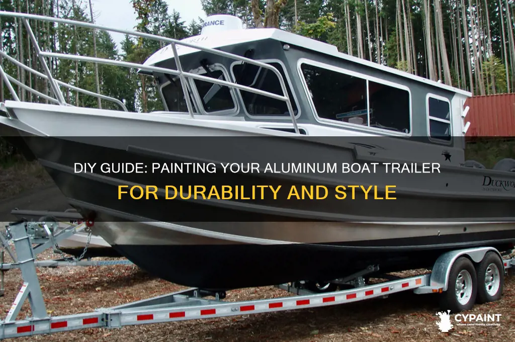 how to paint an aluminum boat trailer