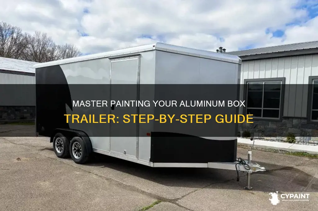 how to paint an aluminum box trailor