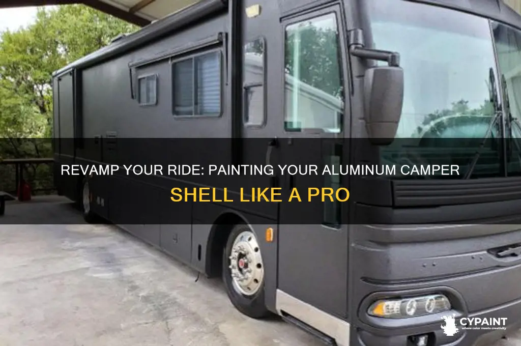 how to paint an aluminum camper shell