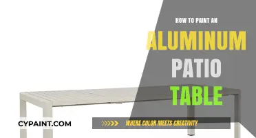 Revamp Your Outdoor Space: Painting Aluminum Patio Table DIY Guide