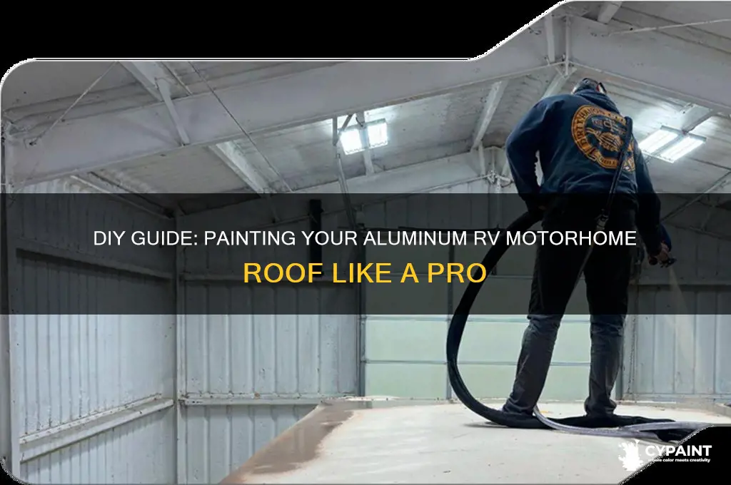 how to paint an aluminum rv motorhome roof