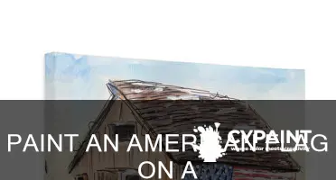 how to paint an american flag on a barn