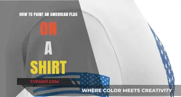 Creating a Patriotic Shirt: Painting an American Flag