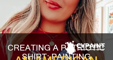how to paint an american flag on a shirt