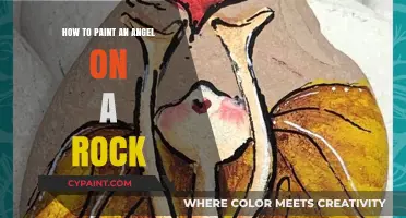 Create a Celestial Rock Art: Painting a Beautiful Angel Step-by-Step