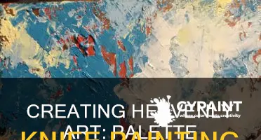 how to paint an angel with a palette knife