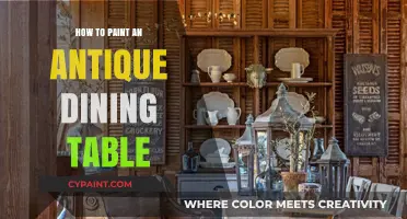 Revive Your Antique Dining Table: A Step-by-Step Painting Guide