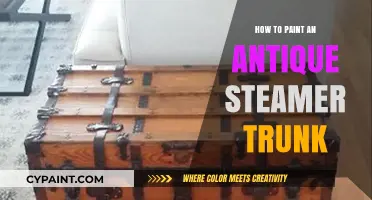 Revive Your Antique Steamer Trunk: A Step-by-Step Painting Guide