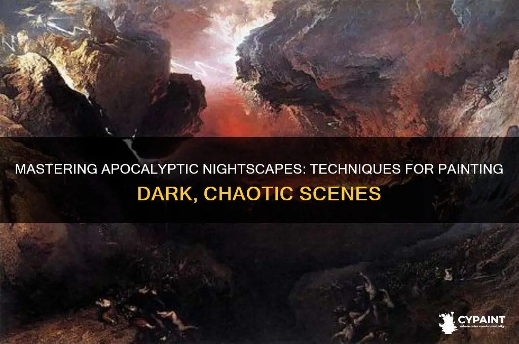 how to paint an apocalyptic night scene