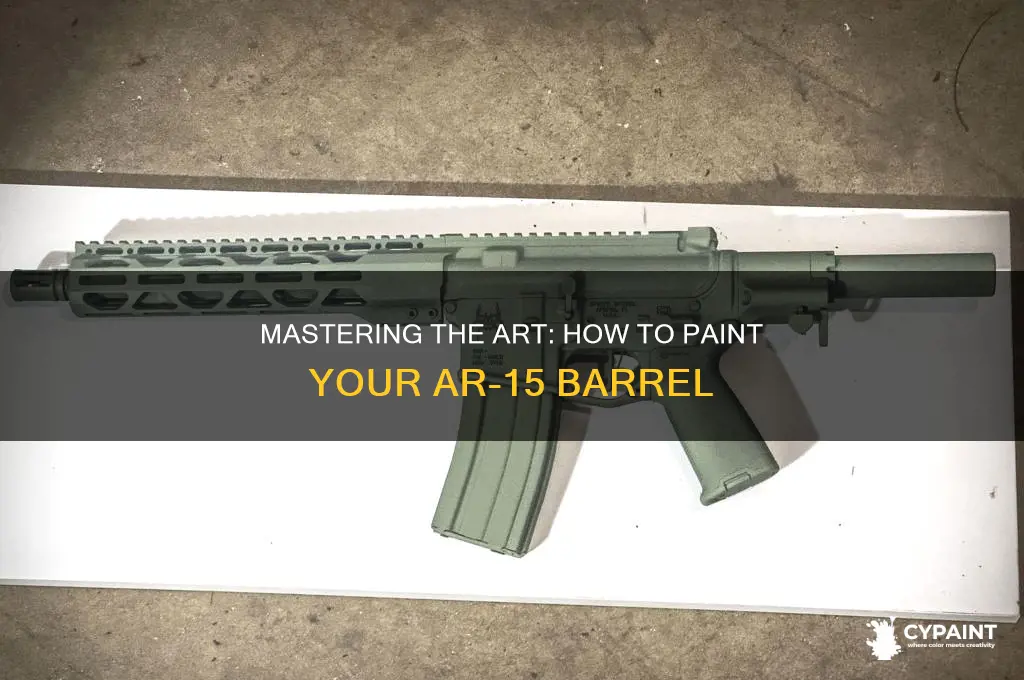 how to paint an ar 15 barrel