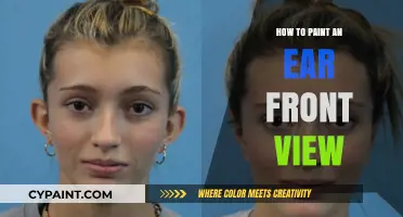Mastering Ear Painting: Front View Techniques for Realistic Artistry