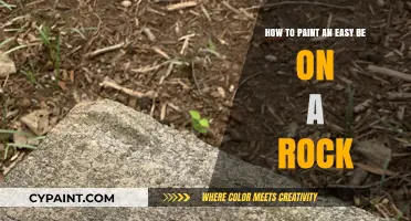 Rock Painting: Easy Bee Art