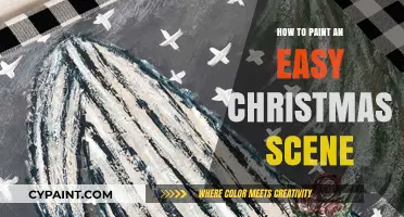 Simple Steps to Paint a Festive Christmas Scene for Beginners