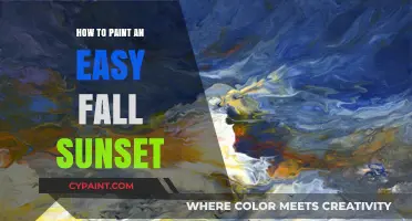 Simple Steps to Paint a Stunning Fall Sunset Scene