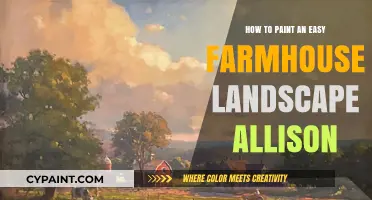 Paint a Simple Farmhouse Landscape with Allison's Easy Guide