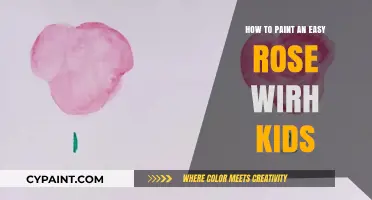 Simple Rose Painting: Fun and Easy Art for Kids