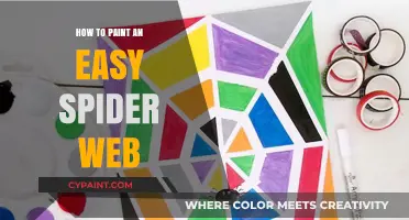 Simple Spider Web Painting: Easy DIY Art Tutorial for Beginners
