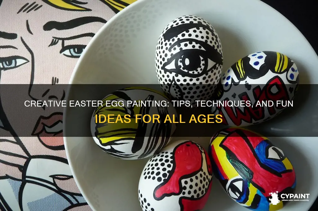 how to paint an egg for easter