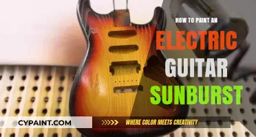 Mastering the Art of Painting a Sunburst Electric Guitar