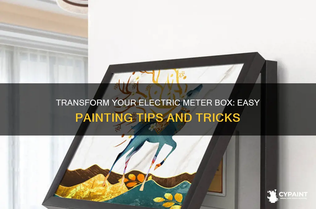 how to paint an electric meter box
