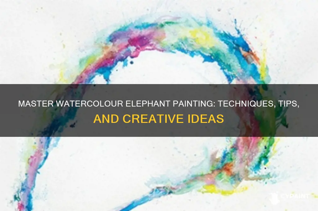 how to paint an elephant in watercolour