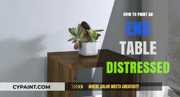 Master Distressed Painting: Transform Your End Table with Easy Techniques