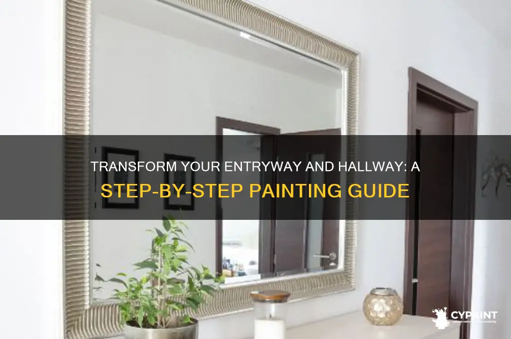 how to paint an entryway and hallway