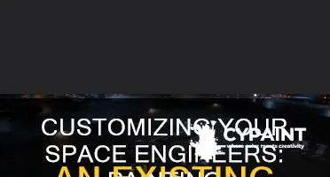 how to paint an existing peice in space engineers