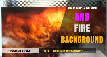 Mastering Dynamic Art: Painting Explosive Fire Backgrounds Step-by-Step