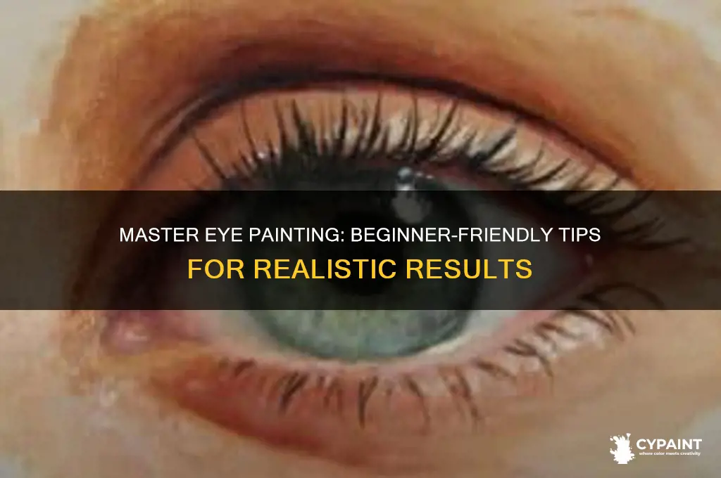 how to paint an eye for beginners