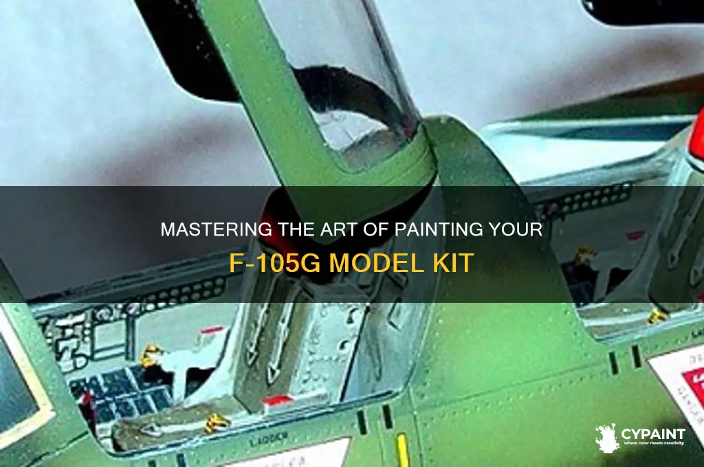 how to paint an f105g model kit