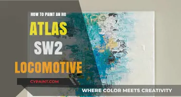 Mastering the Art of Painting an HO Atlas SW2 Locomotive