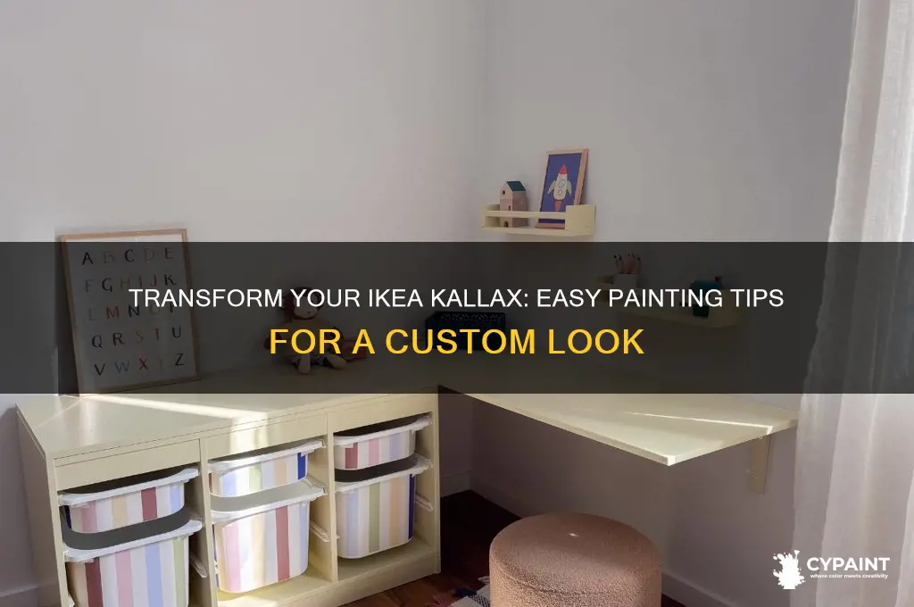 how to paint an ikea kallax unit