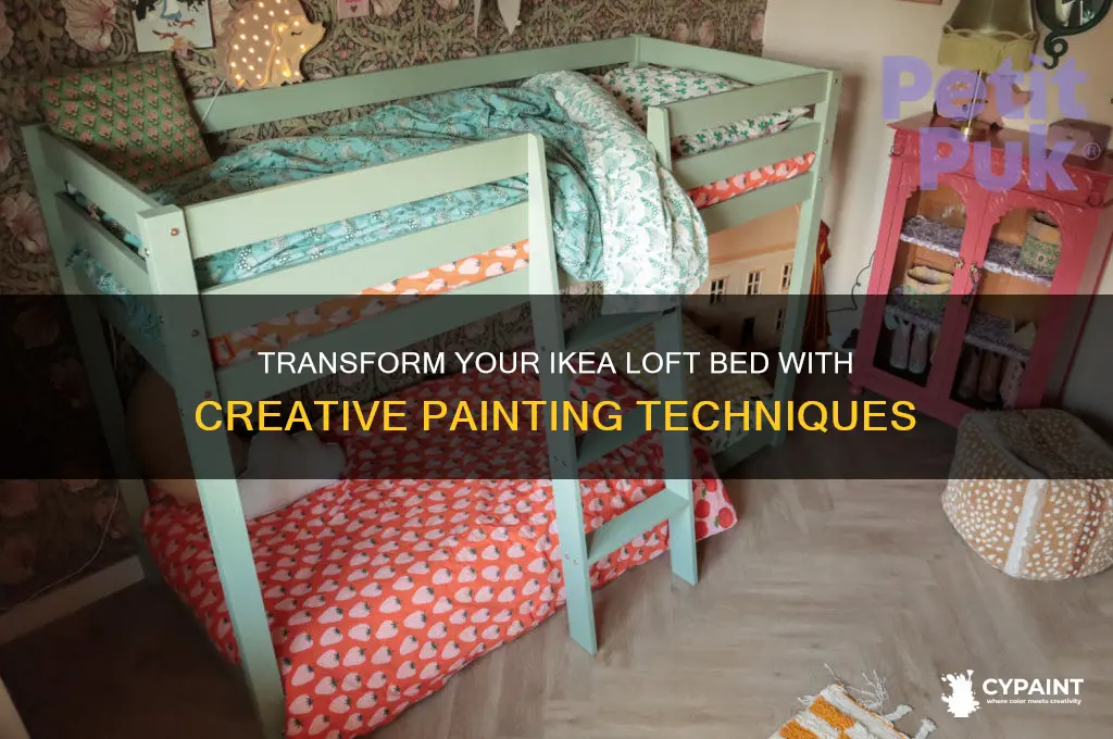 how to paint an ikea loft beds