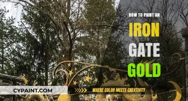 Transform Your Iron Gate: A Step-by-Step Guide to Painting It Gold