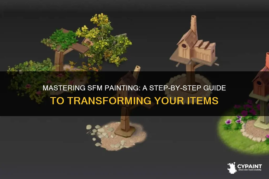 how to paint an item in sfm